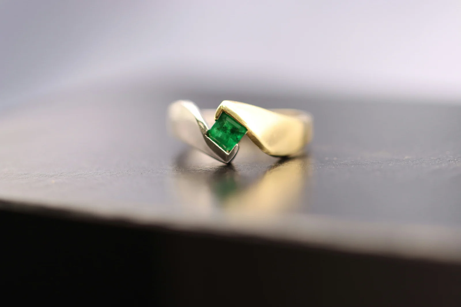 Sovereign Emerald Ring by Aurelle Joaillerie